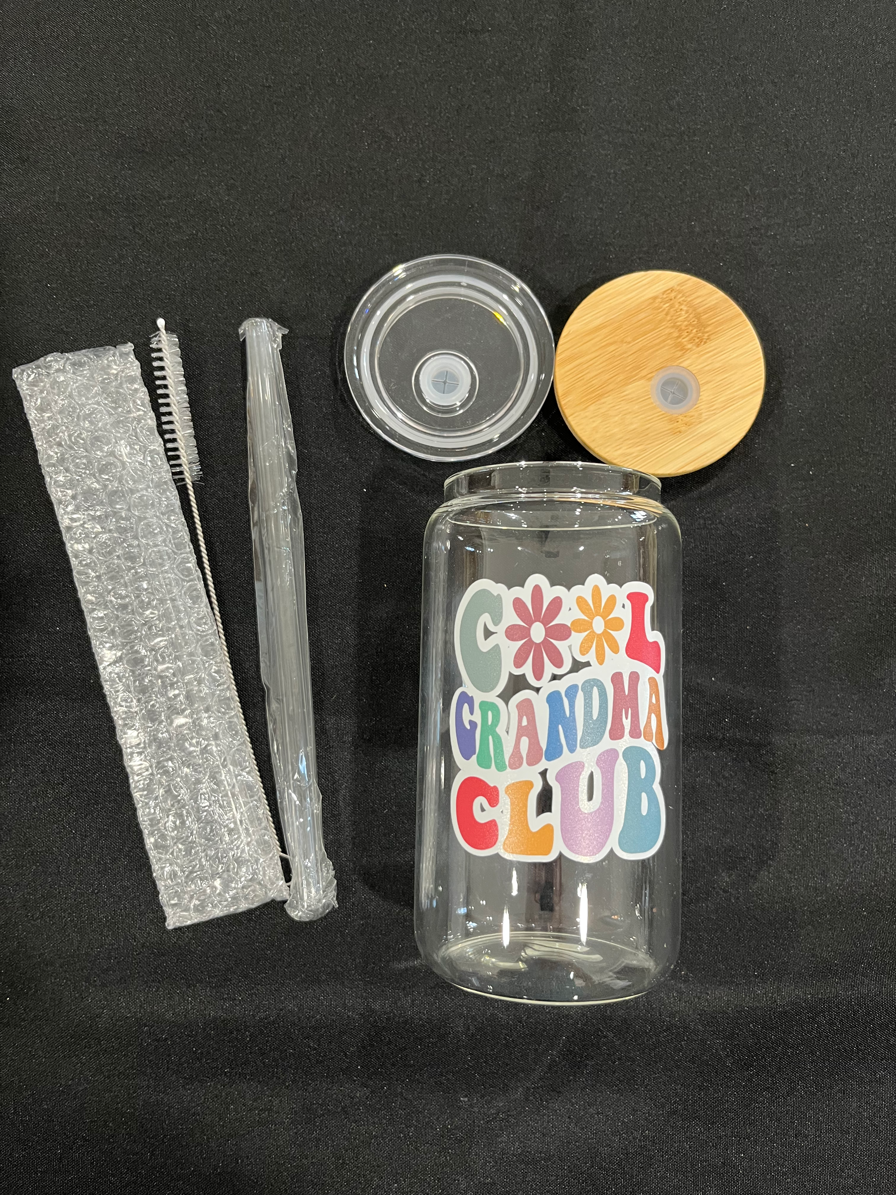 New Glass Cool Grandma Club Cup Set  image 0