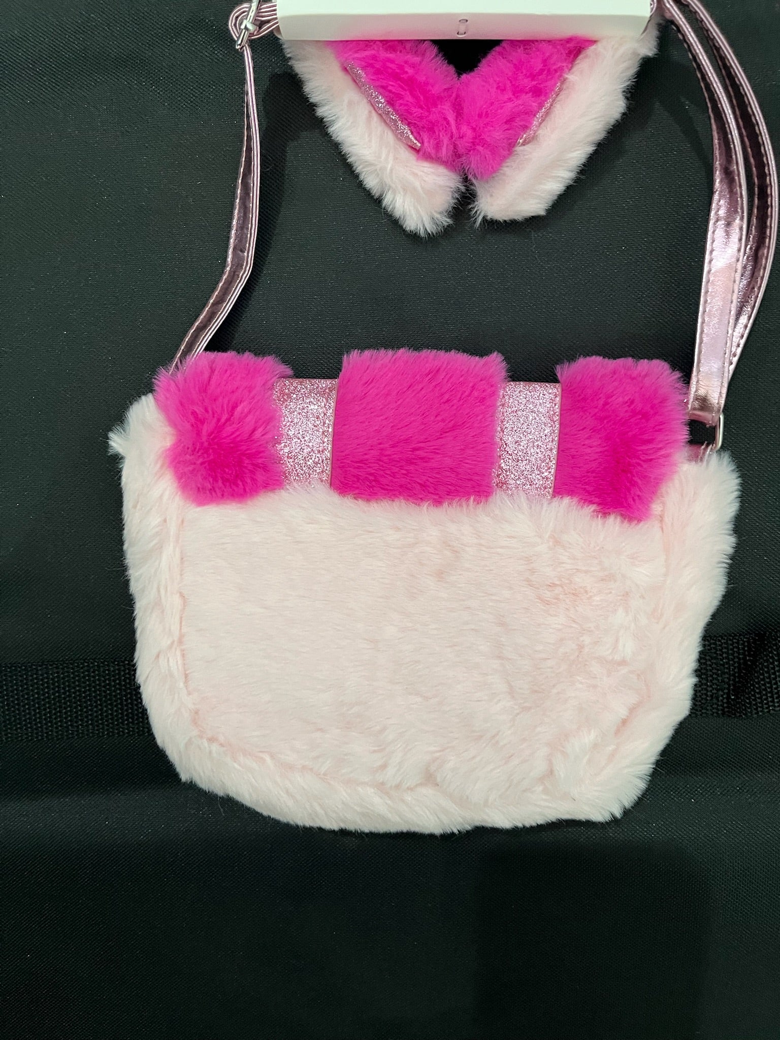 3 Piece Plush Purse & Headbands Set image 5