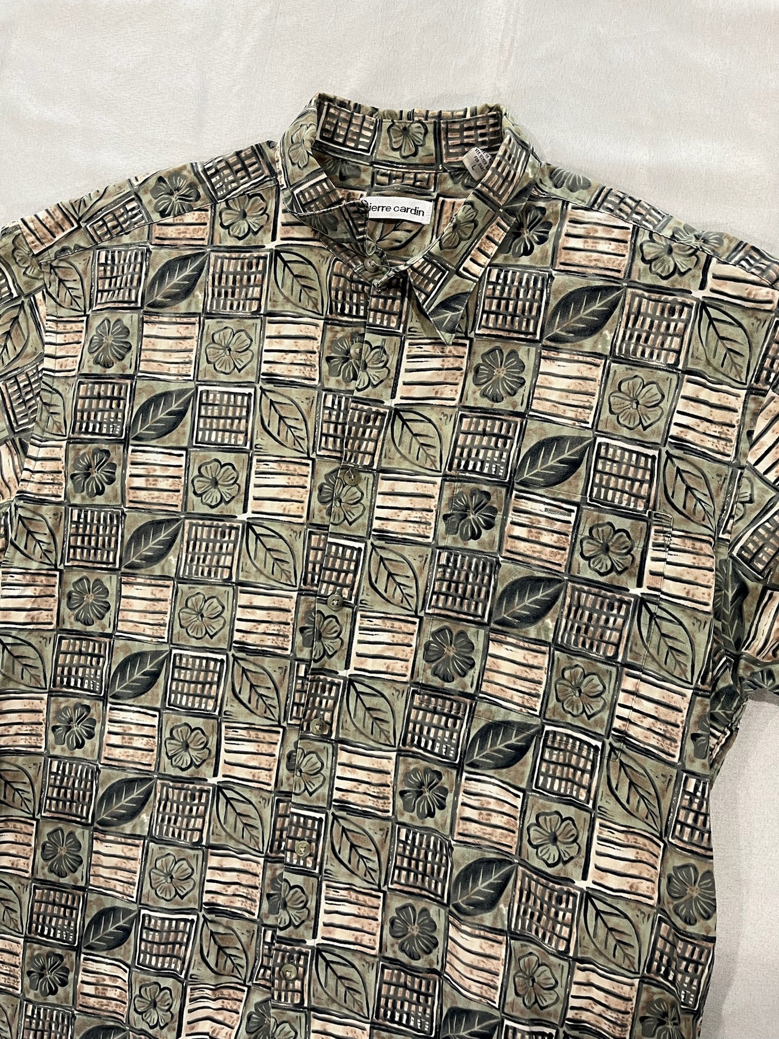 Men’s Green Button Up Shirt image 1